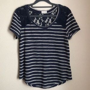 Maison Jules lace back knit top